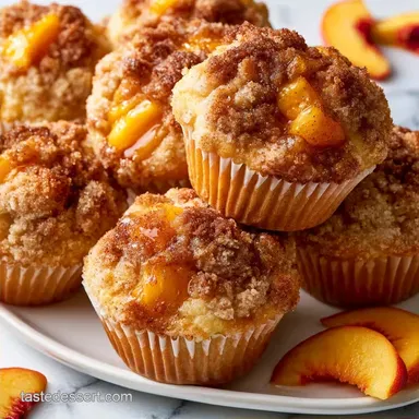 22 Peach Muffins: Bakery-Style, Cobbler & Sour Cream