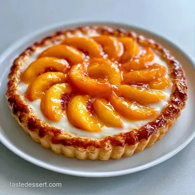 Peach Puff Pastry with Cream Cheese Recipe Card