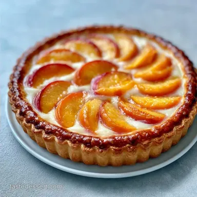 Peach Puff Pastry with Cream Cheese