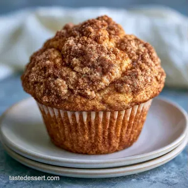 Peach Streusel Muffins for 12 Servings Recipe Card