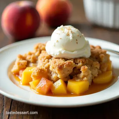 Cream Cheese Peach Cobbler Southern Comfort in Every Bite