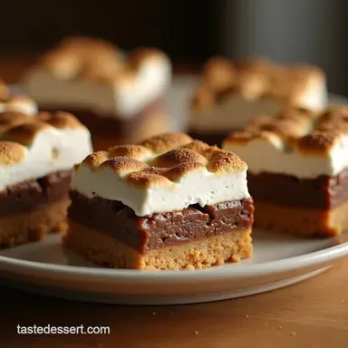 The Ultimate 7Layer Peanut Butter Smore Bars Recipe Recipe Card