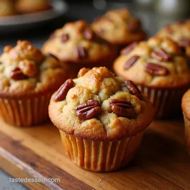 Pecan Pie Muffins Easy Southern Baking at Home Recipe Card