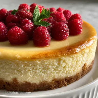 Perfect Cheesecake Recipe: Silky Filling Recipe Card
