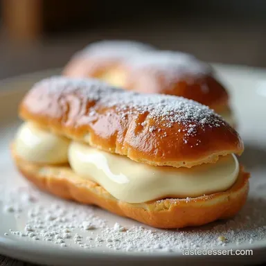Classic Homemade &Eacute;clairs with Silky Vanilla Pastry Cream