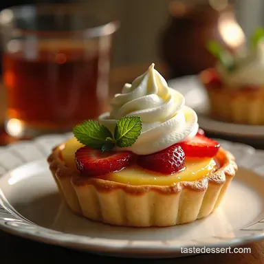 The Patisserie Classic Homemade Fruit Tart Recipe Recipe Card