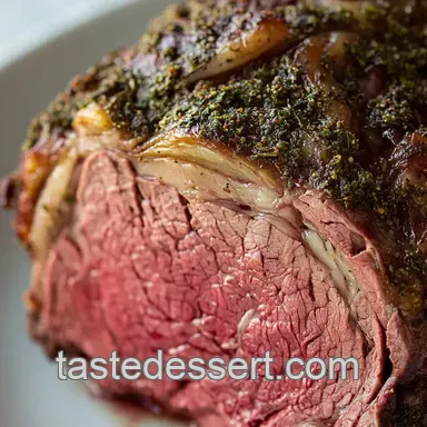 Perfect Standing Rib Roast (Prime Rib) presentation