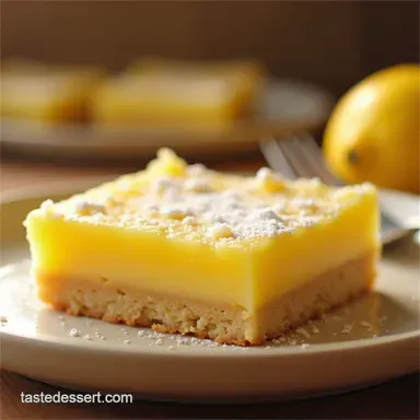 The Ultimate Lemon Bars Recipe with Buttery Shortbread Crust Recipe Card