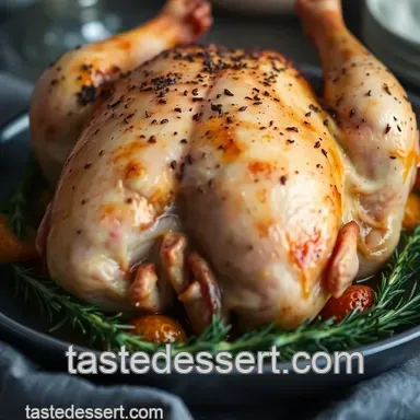 Easy & Juicy Roasted Half Chicken: My Herb-Glazed Family Favorite Recipe Card