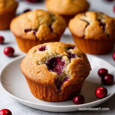 Cranberry Muffins Perfectly Tart Easy Recipe Recipe Card