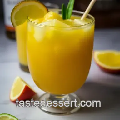 Pineapple Paradise Punch presentation