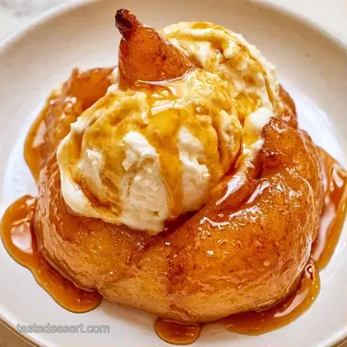 Poached Pear Ice Cream for 4 Servings Recipe Card