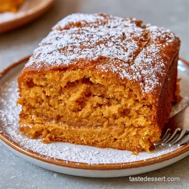 Powdered Sugar Spice Cake for 12 Servings Recipe Card