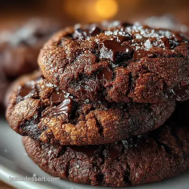 The Ultimate Fudgy Chocolate Cookie Recipe Pub Style Chew Recipe Card