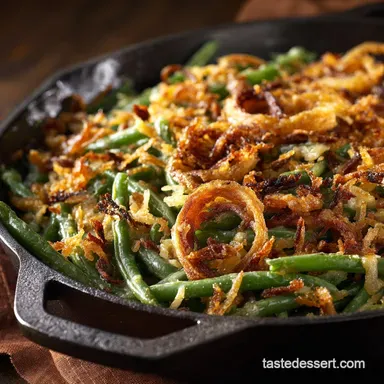 Green Bean Casserole The Ultimate Scratch Recipe with Fresh Beans Recipe Card