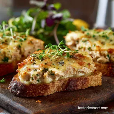 Tuna Melts The Best Crunchy Cheesy Pub Lunch Recipe Recipe Card