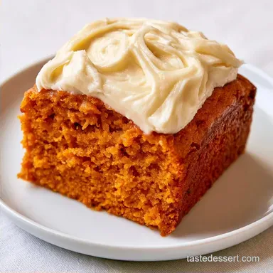 Pumpkin Cake Cream Cheese Frosting (45m)