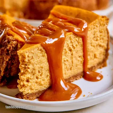 Pumpkin Cheesecake Salted Caramel: Baked Recipe Card
