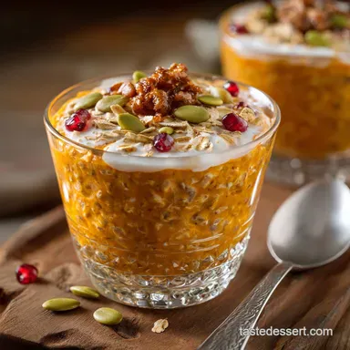Pumpkin Overnight Oats: The Easy 10-Minute Autumn Breakfast Prep Recipe Card