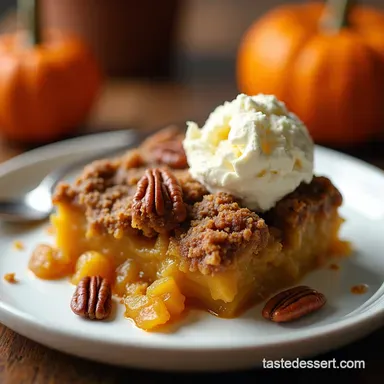 Pumpkin Pecan Cobbler My Slice of Autumn Heaven Recipe Card