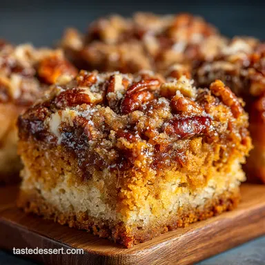 Pumpkin Dump Cake with Pecans Easiest Fall Dessert Recipe Card