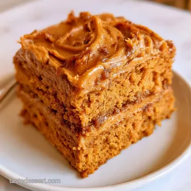 Pumpkin Spice Latte Cake for 8 Slices Recipe Card
