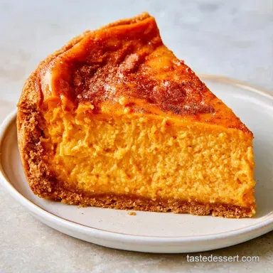 Pumpkin Vanilla Cheesecake (12 Servings) Recipe Card