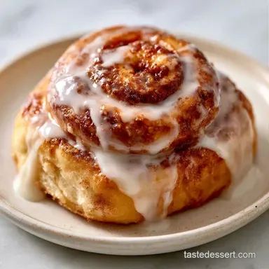 Quick Baked Cinnamon Rolls for 12 Rolls Recipe Card