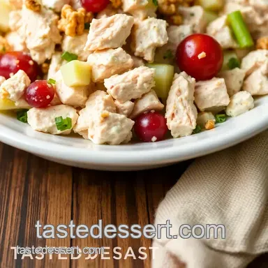 Easy Zesty Quick Chicken Salad with Greek Yogurt: A Delicious Weekday Favorite! Recipe Card