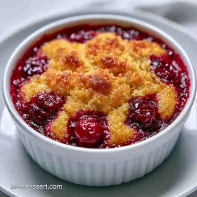 Quick Fathers Day Dump Cake: Cherry Recipe Card