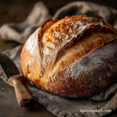 Quick No Knead Bread: Artisan Loaf Ready in Under 3 Hours Recipe Card