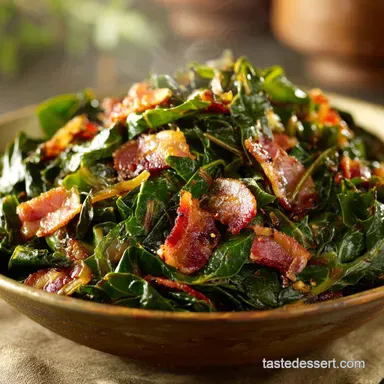 Sauteed Collard Greens with Bacon: 30-Minute Smoky Side Dish Recipe Card