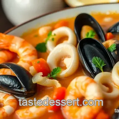 How to Make My Grandmother' s Quick Seafood Soup with Fresh Ingredients