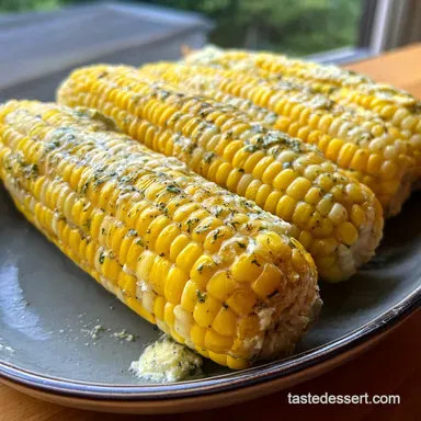 My FailProof Corn on the Cob Quick Blanch Classic Herb Butter Recipe Card