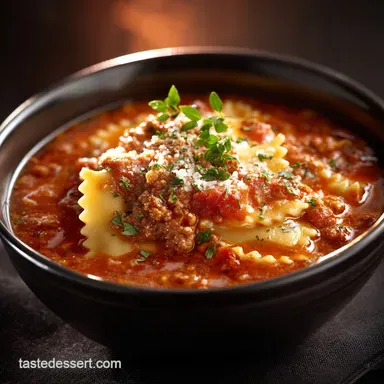 RaguStyle Lasagna Soup The Ultimate Weeknight Comfort Bowl Recipe Card