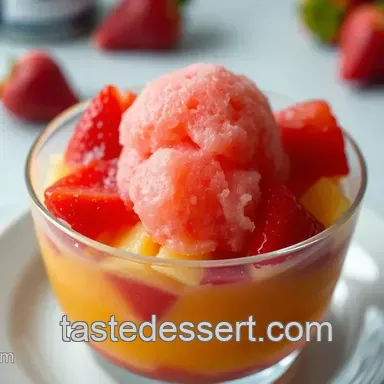 Rainbow Sorbet: My Layered Taste of Summer!
