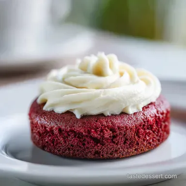 Red Velvet Cookie with Cream Cheese Frosting in 30 Min Recipe Card