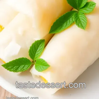 Rice Paper Recipes Dessert: 7 Best Sweet Rolls to Try! Recipe Card