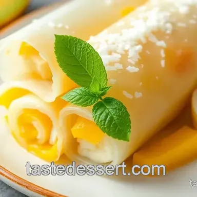 Rice Paper Recipes Dessert: 7 Best Sweet Rolls to Try!