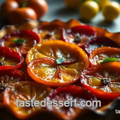 Gourmet Bell Pepper Tart Tatin: A Sweet & Savory Delight