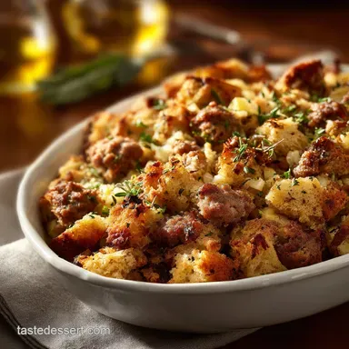 Sausage Stuffing Recipe: The Ultimate Sage Apple Bake Recipe Card