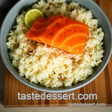 Salmon Sushi Bake: Deconstructed Deliciousness presentation