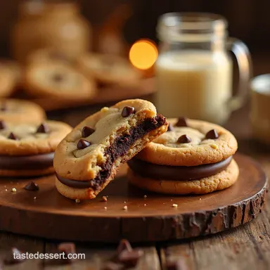 Ultimate Chewy Salted Caramel Dark Chocolate Cookies Recipe Recipe Card