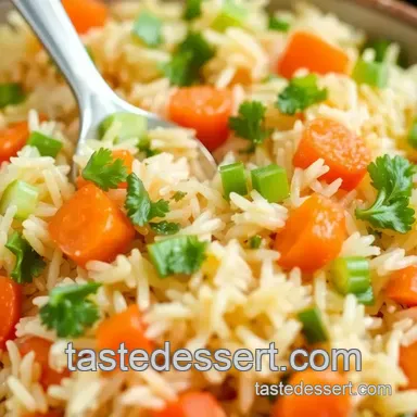 How to Make the Best Sautéed Basmati Rice Bed with Colorful Veggies Recipe Card