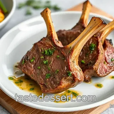 How to Sear Lamb Racks with Zesty Green Herb Marinade: A Delicious Journey