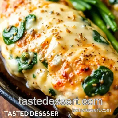 Sear Monterey Cheese Stuffed Chicken Delight presentation