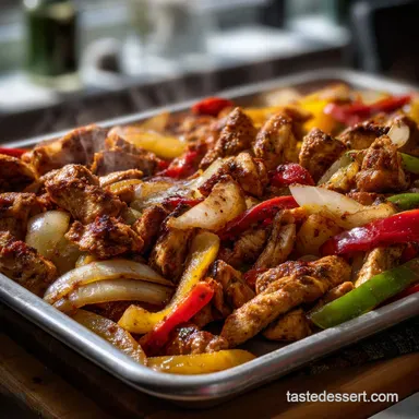 Sheet Pan Chicken Fajitas: Smoky Charred Edges Guaranteed Recipe Card