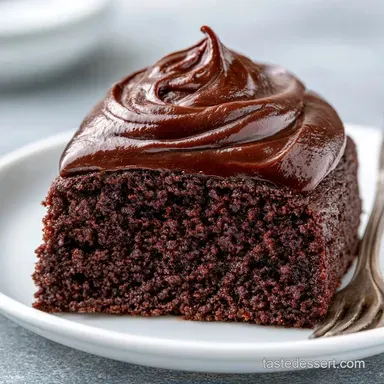 Simple Fathers Day Chocolate Cake for 9 Recipe Card