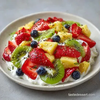 Simple Fruit Dessert Board in 20 Minutes Recipe Card