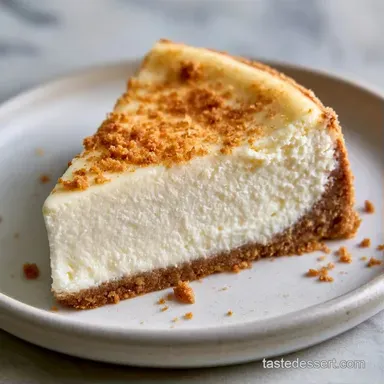 Simple No Bake Cheesecake for 8 Servings Recipe Card